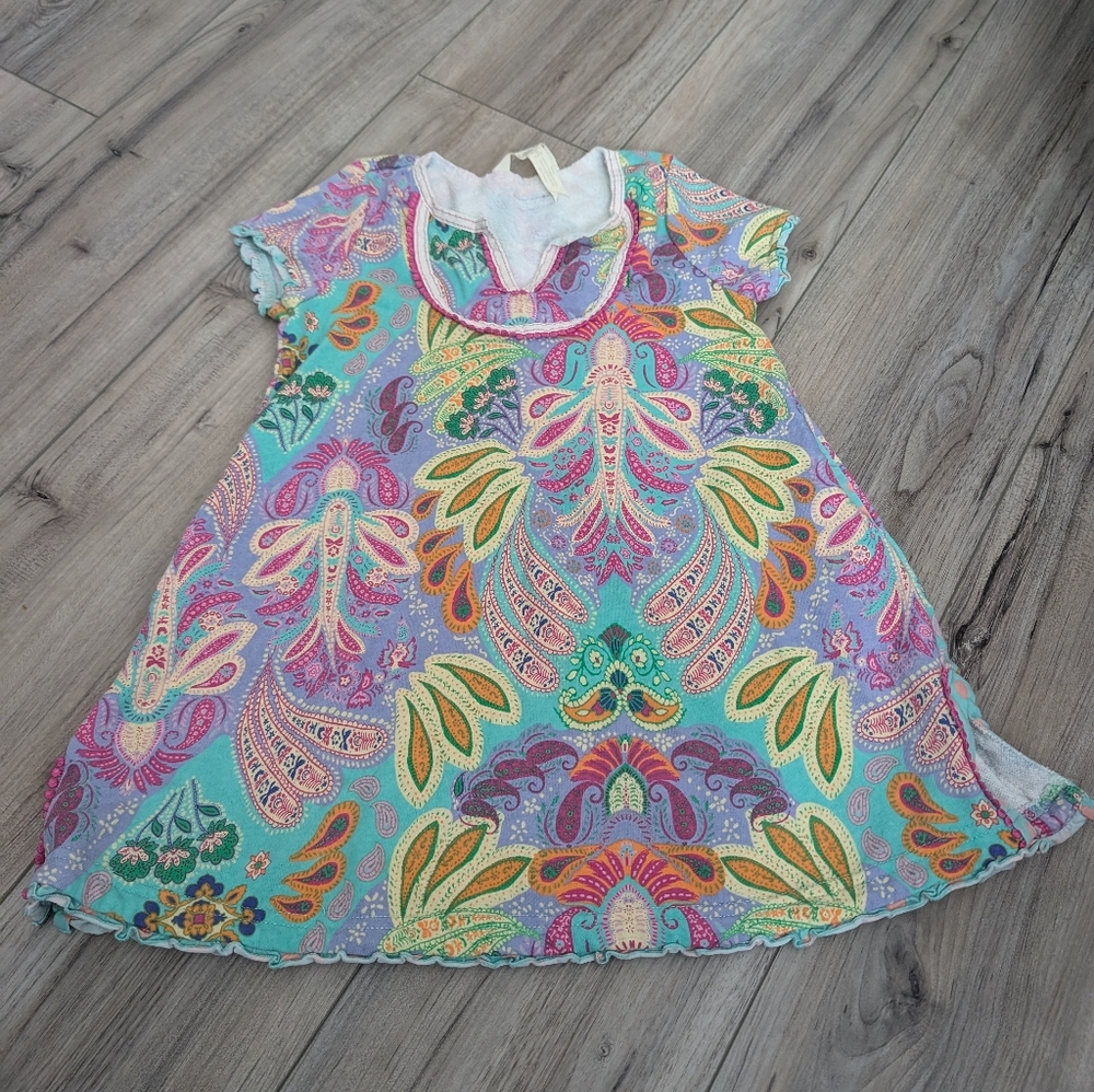 Matilda Jane Colorful Paisley Kids Dress Sz 6